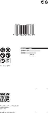 <!-- language missing --> Bosch EXPERT M480 砂磨網 80 x 133 毫米 G 220 10 件